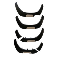 Toyota Hilux Wheel Arches / Fender Flares (black/grey) S/C 2021 model